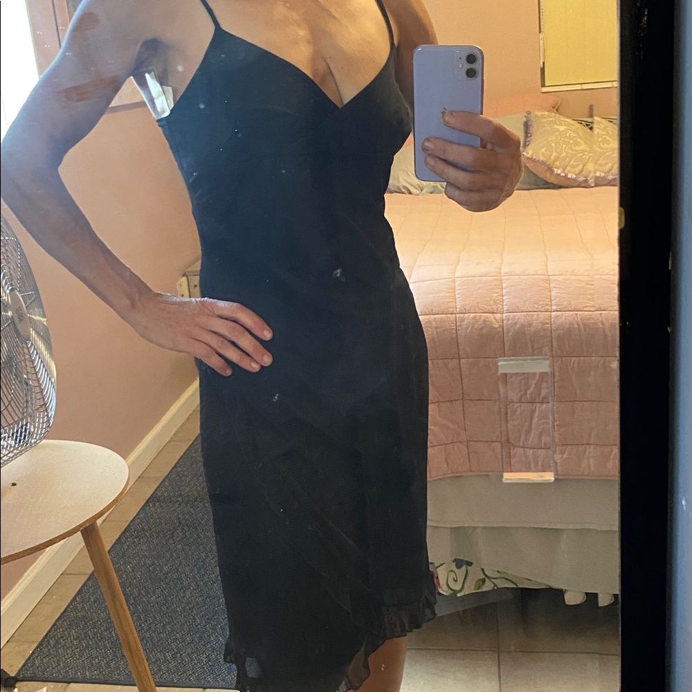 La Belle Strapless Black Dress
